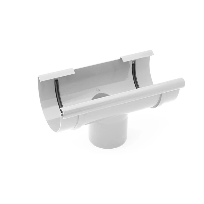 Сливная воронка 125/110мм белая /Гамрат/