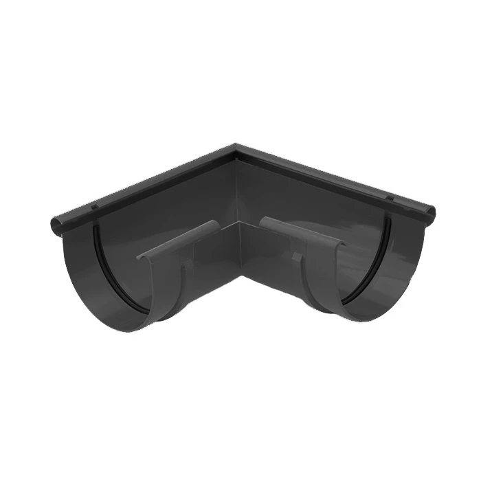 Внешний угол 125 мм, 90 град графитовый /Гамрат/