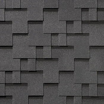 Гибкая черепица Quiet Tile Gallery Серый умбра 3 кв.м.  Гибкая черепица Quiet Tile Gallery Серый умбра 3 кв.м.