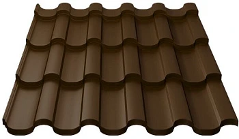Металлочерепица МП Монтекристо-XL (VikingMP E-20-8017-0.5)
