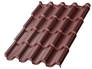 Металлочерепица МП Монтерроса-ML  (VikingMP E-20-8017-0.5)