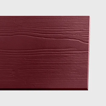 БЕТЭКО Фиброцементный сайдинг Вудстоун 190х3000х8 мм RAL3005 СТ Винно-красный