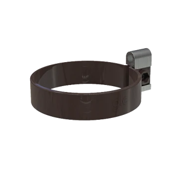 Хомут трубы коричневый RAL 8019 GLC PVC Хомут трубы коричневый RAL 8019 GLC PVC