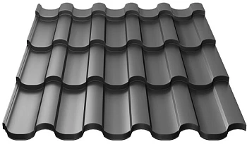 Металлочерепица МП Монтекристо-S (VikingMP E-20-7024-0.5)