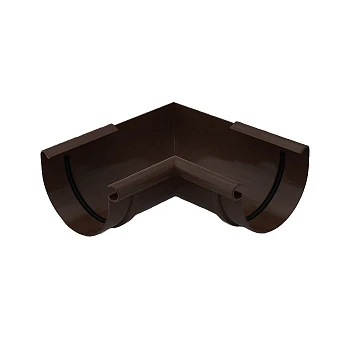Внутренний угол 125 мм, 90 град коричневый /Гамрат/ Внутренний угол 125 мм, 90 град коричневый /Гамрат/