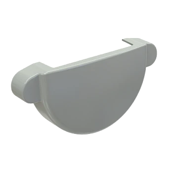 Заглушка желоба универсальная белый RAL 9010 GLC PVC Заглушка желоба универсальная белый RAL 9010 GLC PVC