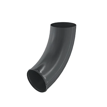 Отвод трубы d=90 (RAL7024) PU Matt  Отвод трубы d=90 (RAL7024) PU Matt