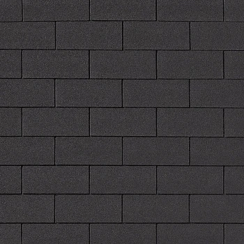 Гибкая черепица Quiet Tile Brick Черный Гибкая черепица Quiet Tile Brick Черный