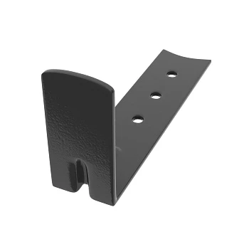 Кронштейн начального ряда 86х41х2мм RAL7024 Matt Кронштейн начального ряда 86х41х2мм RAL7024 Matt