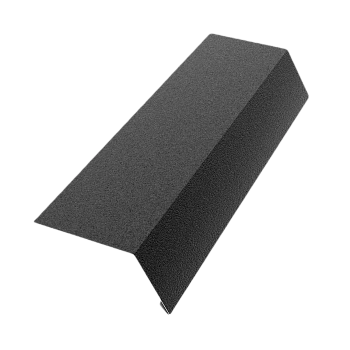 Карнизный лист L-2000 Rooftop БАРХАТ PE RAL9005 0,5мм Zn180  МК