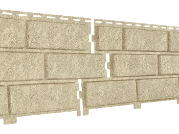 Фасадная панель Стоун-Хаус кирпич песочный Ю-Пласт 3025мм*230мм, 0,695м2  Фасадная панель Стоун-Хаус кирпич песочный Ю-Пласт 3025мм*230мм, 0,695м2