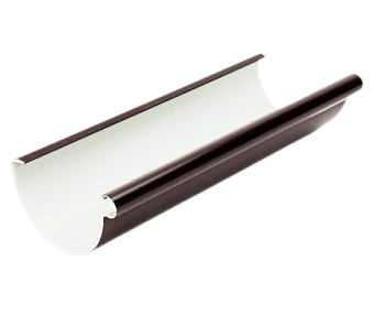Желоб водосточный 152мм 3 мп. коричневый RAL 8019 GLC PVC Желоб водосточный 152мм 3 мп. коричневый RAL 8019 GLC PVC