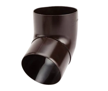 Колено трубы 67 град. коричневый RAL 8019 GLC PVC Колено трубы 67 град. коричневый RAL 8019 GLC PVC