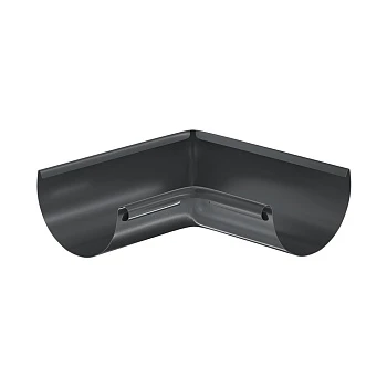 Угол желоба внутренний d=125(RAL7024) PU Matt Угол желоба внутренний d=125(RAL7024) PU Matt