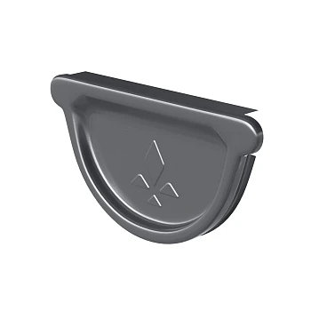 Заглушка универ. с резин. упл. 125 (RAL 7024) PU Matt  Заглушка универ. с резин. упл. 125 (RAL 7024) PU Matt