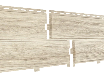 Фасадная панель Хокла лиственница светлая Ю-Пласт 2000мм*250мм, 0,5м2