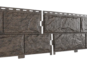 Фасадная панель Стоун-Хаус камень жженый Ю-Пласт 3025мм*225мм, 0,68 м2  Фасадная панель Стоун-Хаус камень жженый Ю-Пласт 3025мм*225мм, 0,68 м2