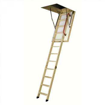 Деревянная лестница с люком на чердак LTK 60*120/330 Деревянная лестница с люком на чердак LTK 60*120/330