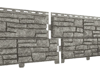 Фасадная панель Стоун-Хаус сланец бежевый Ю-Пласт 2000мм*225мм, 045м2  Фасадная панель Стоун-Хаус сланец бежевый Ю-Пласт 2000мм*225мм, 045м2