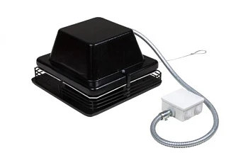 Вентилятор с основанием Vilpe Еco125S FLOW + основание 300*300 черный 350202 Вентилятор с основанием Vilpe Еco125S FLOW + основание 300*300 черный 350202