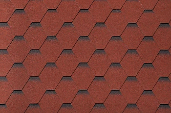 Черепица Roofshield Премиум Стандарт Красный с оттенением,3м2
