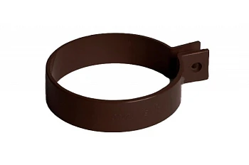 Хомут (крепление) трубы 90мм коричневый /Гамрат/ Хомут (крепление) трубы 90мм коричневый /Гамрат/