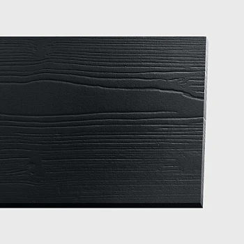 БЕТЭКО Фиброцементный сайдинг Вудстоун 190х3000х8 мм RAL9011 СТ Графитовый чёрный