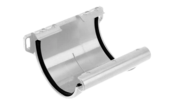 Соединитель желоба белый RAL 9010 GLC PVC Соединитель желоба белый RAL 9010 GLC PVC