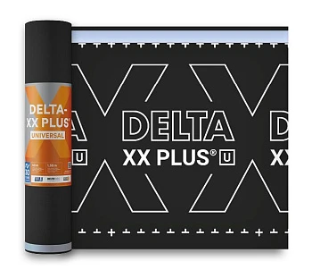 Мембрана диффузионная DELTA-XX PLUS UNIVERSAL 1,5*50м.п. 75м2 Мембрана диффузионная DELTA-XX PLUS UNIVERSAL 1,5*50м.п. 75м2