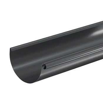 Желоб водосточный d=125 L= 3,0m (RAL7024) PU Matt Желоб водосточный d=125 L= 3,0m (RAL7024) PU Matt