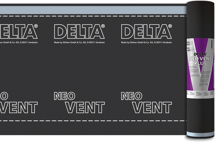 Мембрана диффузионная DELTA-NEO VENT PLUS 1,5*50м.п. 75м2